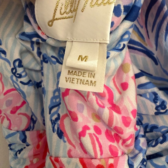 Lilly Pulitzer Montecito Coral Striped Maxi Halter Dress - Picture 10 of 10